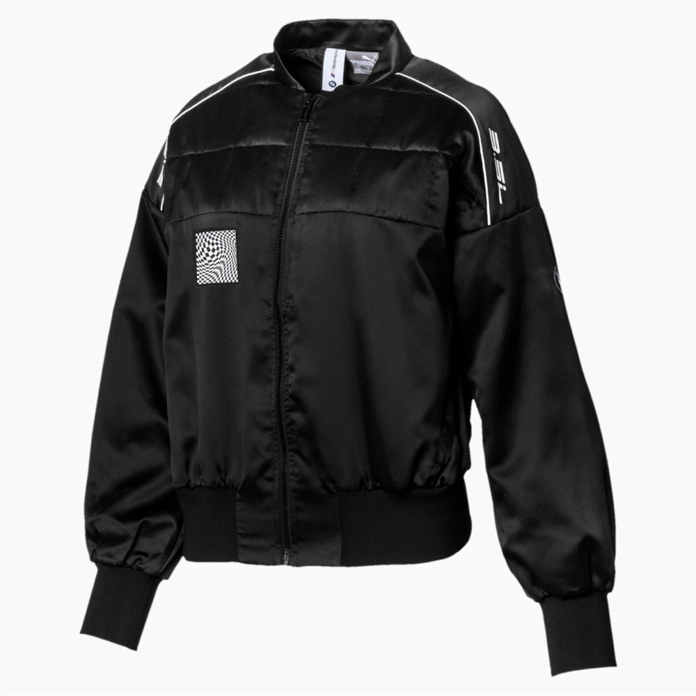 BMW x Puma Motor Sports Street Black Jacket for Women